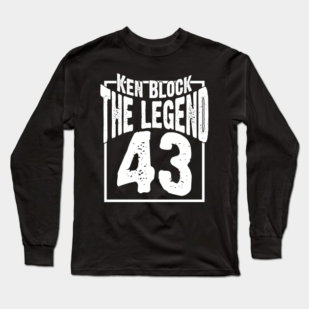 Ken Block The Legend Long Sleeve T-Shirt by Emma